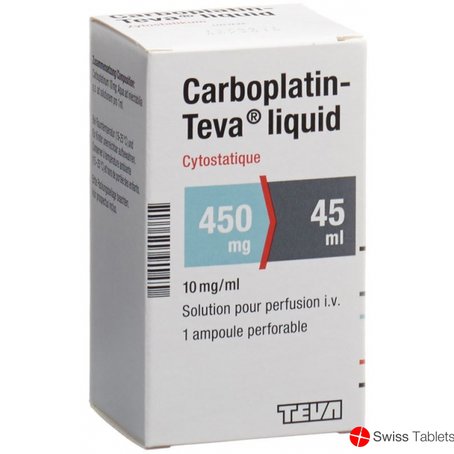 Carboplatin Teva Liquid 450mg/45ml Durchstechflasche buy online
