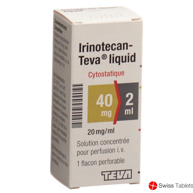 Irinotecan Teva Liquid 40mg/2ml Durchstechflasche buy online