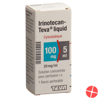 Irinotecan Teva Liquid 100mg/5ml Durchstechflasche