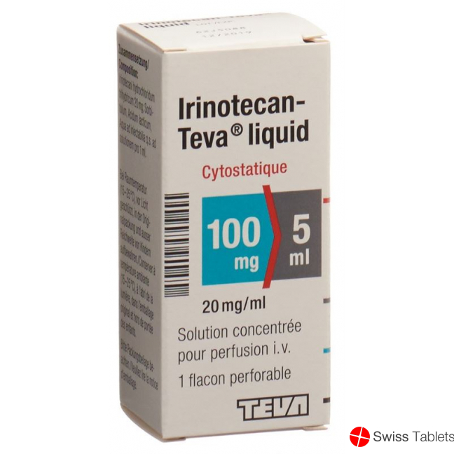 Irinotecan Teva Liquid 100mg/5ml Durchstechflasche buy online