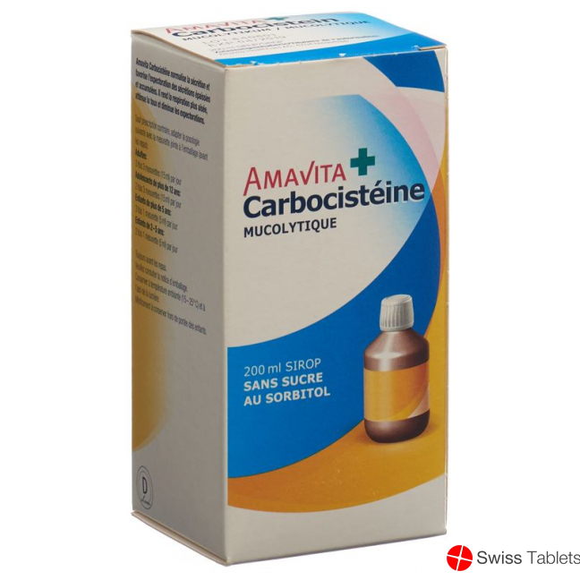 Amavita Carbocistein 750mg/15ml (neu) Flasche 200ml buy online