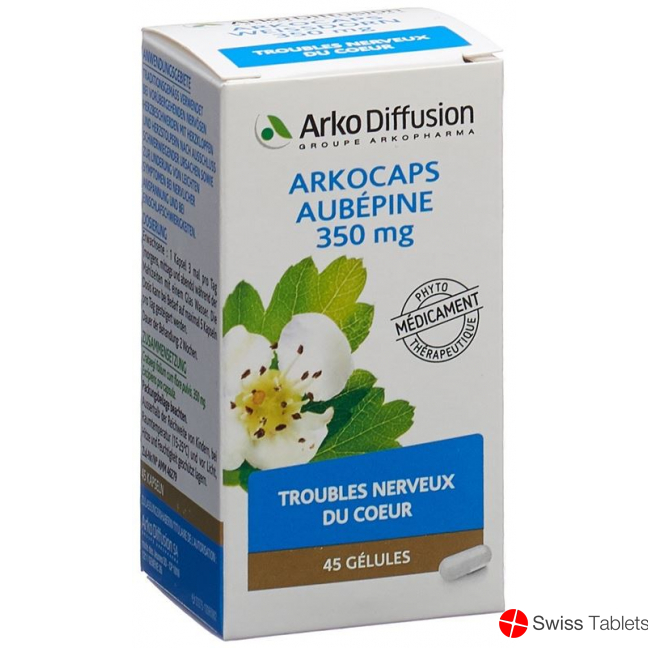 Arkocaps Weissdorn Kapseln 350mg 45 Stück buy online