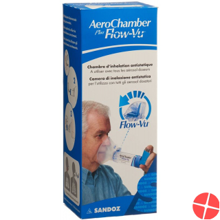 Aerochamber Plus Flow-vu Large Mask Blue