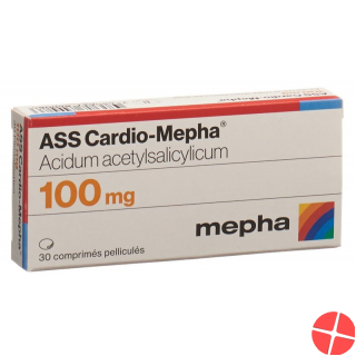 ASS Cardio Mepha Filmtabletten 100mg 30 Stück