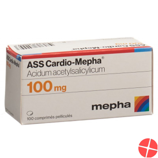 ASS Cardio Mepha Filmtabletten 100mg 100 Stück