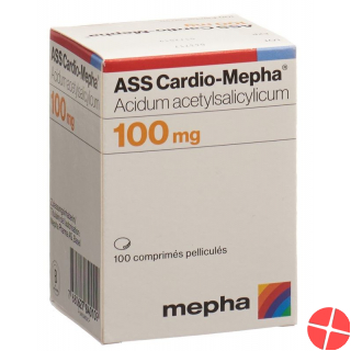 ASS Cardio Mepha Filmtabletten 100mg Dose 100 Stück