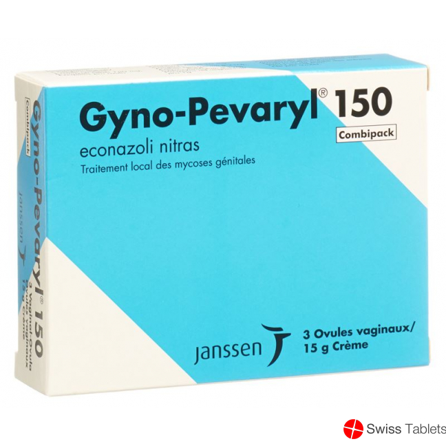 Gyno Pevaryl 150 Kombipack Creme 15g + Ovula 3 buy online