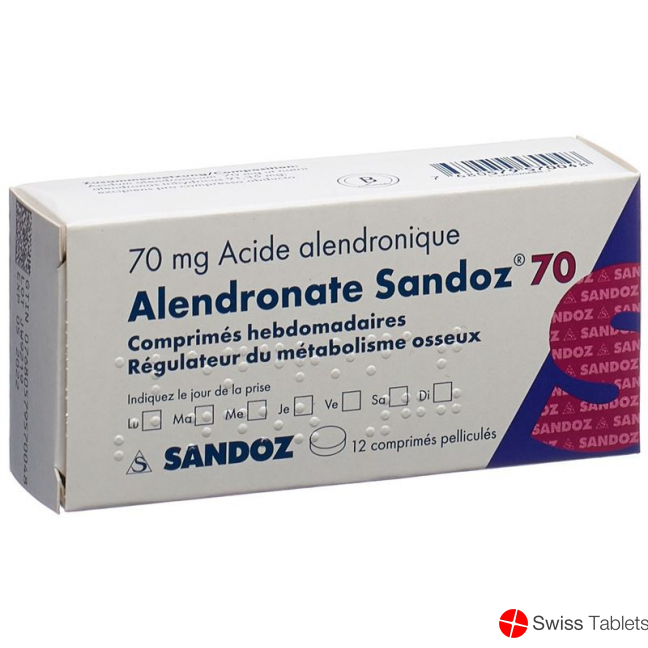 Alendronat Sandoz Filmtabletten 70mg (neu) 12 Stück buy online