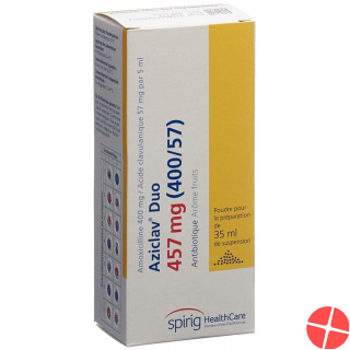 Aziclav Duo Pulver 457mg Suspension Flasche 35ml Aziclav Duo Pulver 457mg Suspension Flasche 35ml