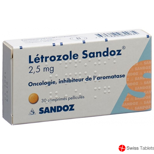 Letrozol Sandoz Filmtabletten 2.5mg 30 Stück buy online