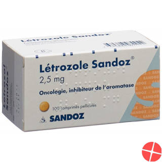 Letrozol Sandoz Filmtabletten 2.5mg 100 Stück