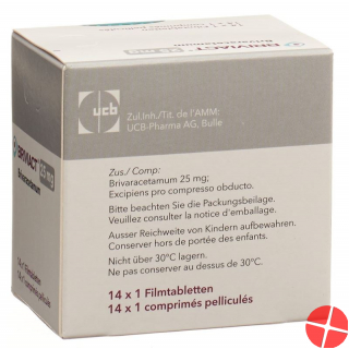 Briviact Filmtabletten 25mg 14 Stück