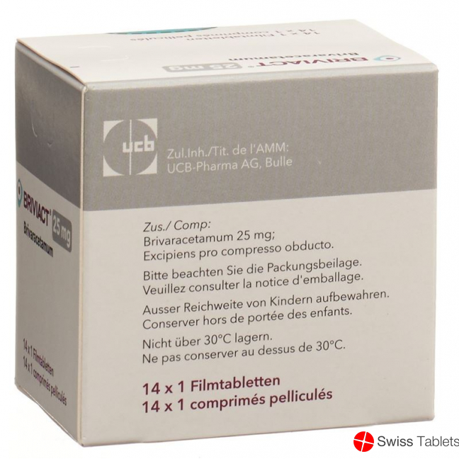 Briviact Filmtabletten 25mg 14 Stück buy online