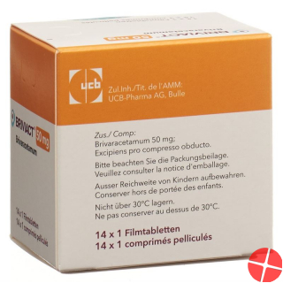 Briviact Filmtabletten 50mg 14 Stück