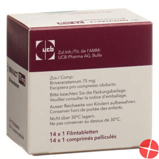 Briviact Filmtabletten 75mg 14 Stück