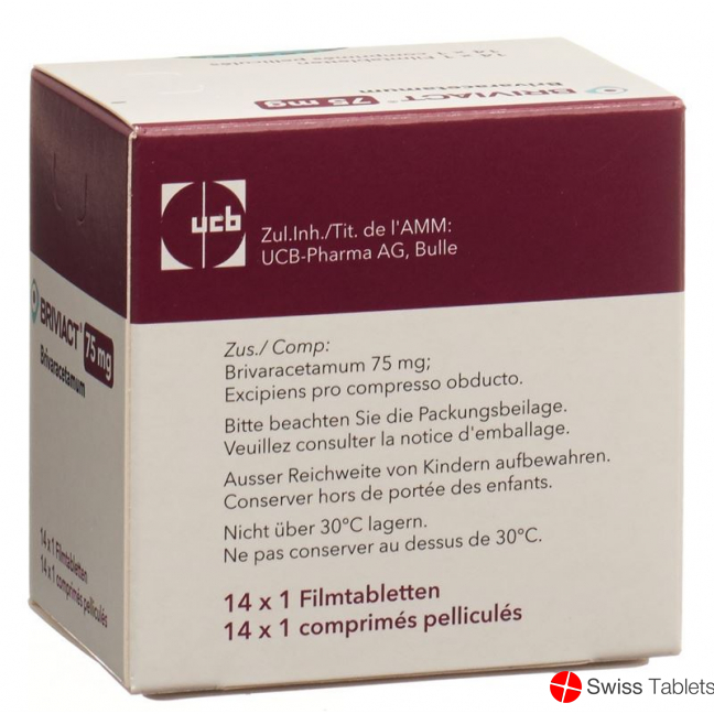 Briviact Filmtabletten 75mg 14 Stück buy online