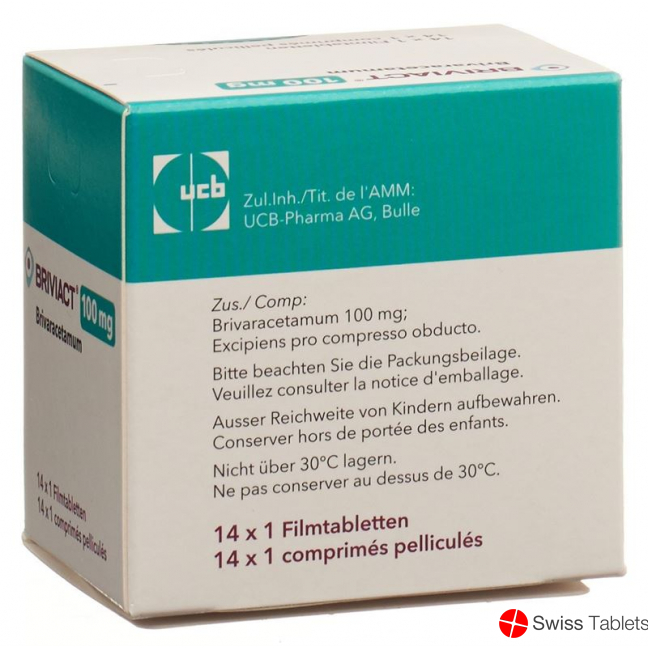 Briviact Filmtabletten 100mg 14 Stück buy online