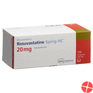 Rosuvastatin Spirig HC Filmtabletten 20mg 100 Stück Rosuvastatin Spirig HC Filmtabletten 20mg 100 Stück