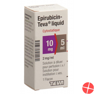 Epirubicin Teva Liquid 10mg/5ml Durchstechflasche