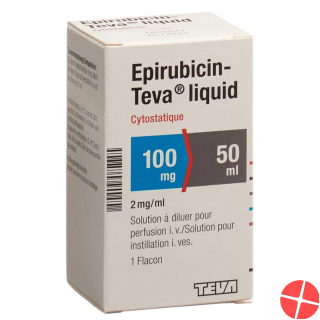 Epirubicin Teva Liquid 100mg/50ml Durchstechflasche