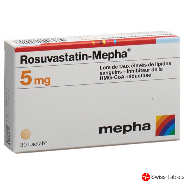 Rosuvastatin Mepha Lactab 5mg 30 Stück buy online