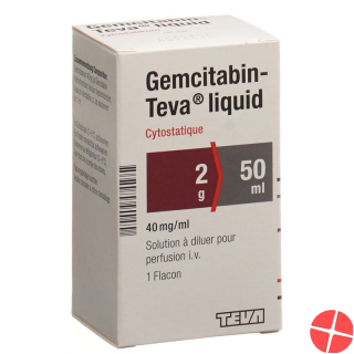 Gemcitabin Teva Liquid 2g/50ml Durchstechflasche