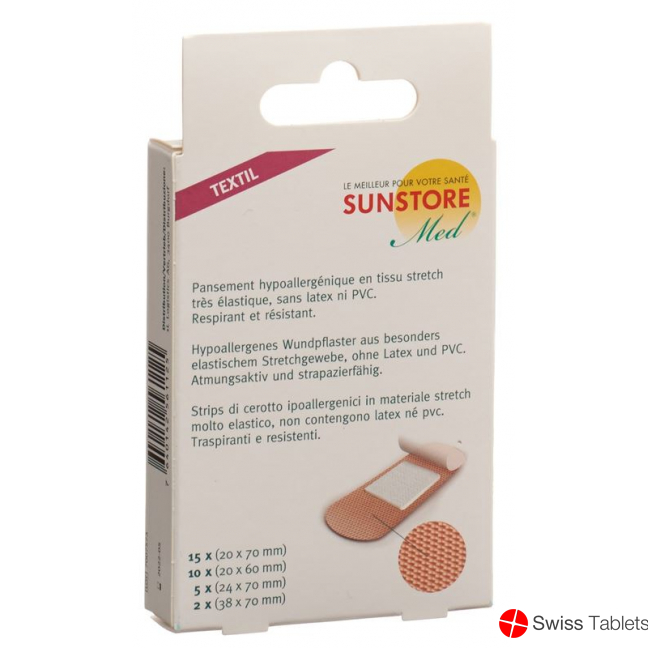 Sunstore Med Textil-Pflaster Assortiert 32 Stück buy online