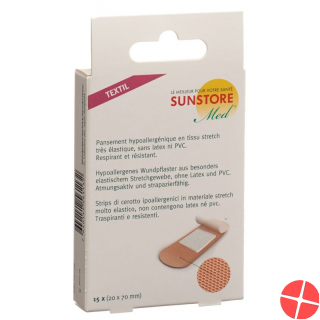 Sunstore Med Textil-Pflaster 15 Stück