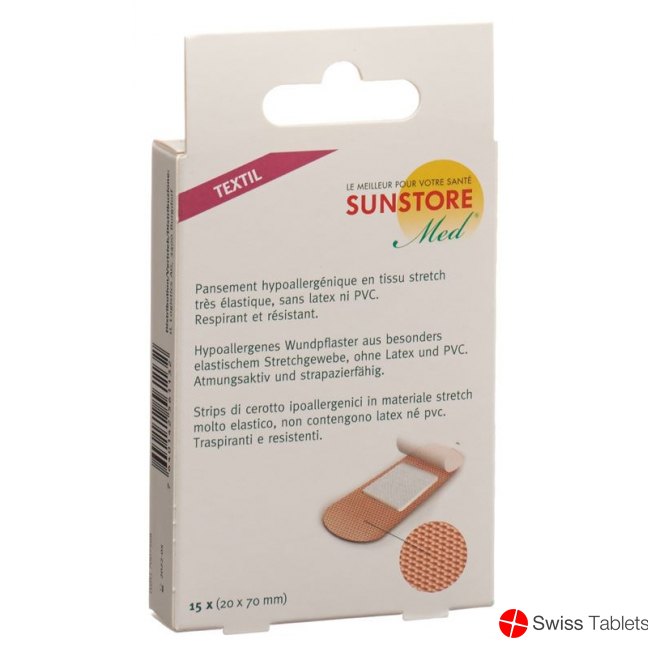 Sunstore Med Textil-Pflaster 15 Stück buy online