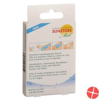 Sunstore Med Wasserdichte Pflaster Ass 20 Stück
