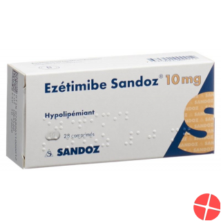 Ezetimib Sandoz Tabletten 10mg 28 Stück Ezetimib Sandoz Tabletten 10mg 28 Stück