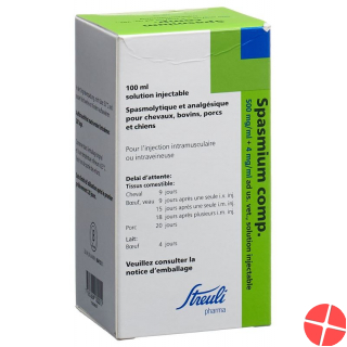Spasmium Comp 500mg + 4mg/ml Ad Us. Vet. 100ml