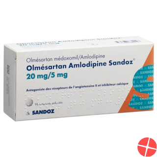 Olmesartan Amlodipin Sandoz 20/5mg 98 Stück
