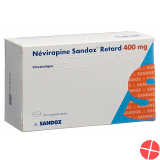 Nevirapin Sandoz Retard Tabletten 400mg 30 Stück Nevirapin Sandoz Retard Tabletten 400mg 30 Stück