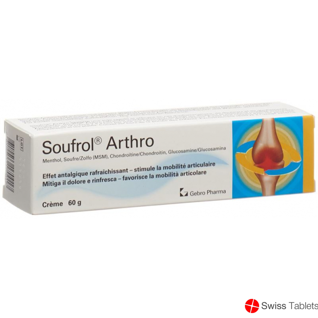Soufrol Arthro Cream 60g buy online