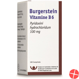 Burgerstein Vitamin B6 tablets 100 mg Ds 100 pieces