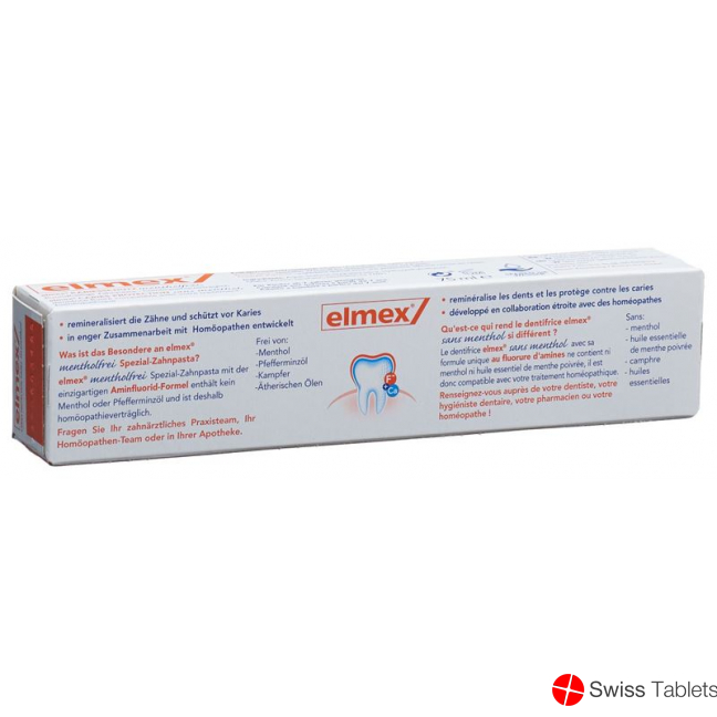 Elmex Mentholfrei Zahnpasta Tube 75ml buy online