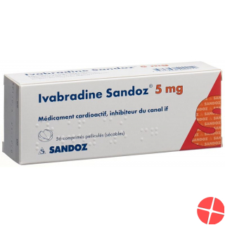 Ivabradin Sandoz Filmtabletten 5mg 56 Stück
