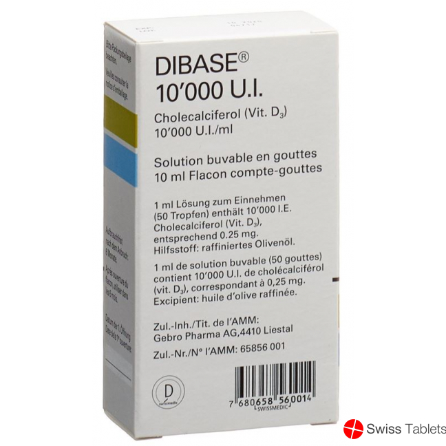 Dibase Tropfen 10000 Ie/ml Flasche 10ml buy online