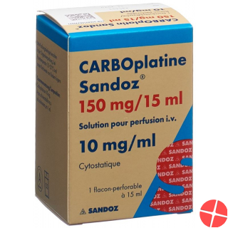 Carboplatin Sandoz Infusionslösung 150mg/15ml Durchstechflasche