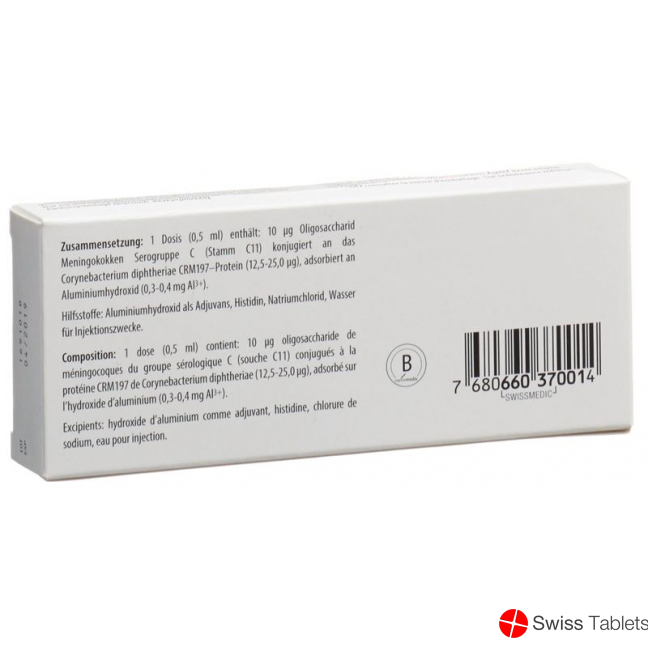Menjugate Liquid Injektionssuspension Fertigspritze 0.5ml buy online