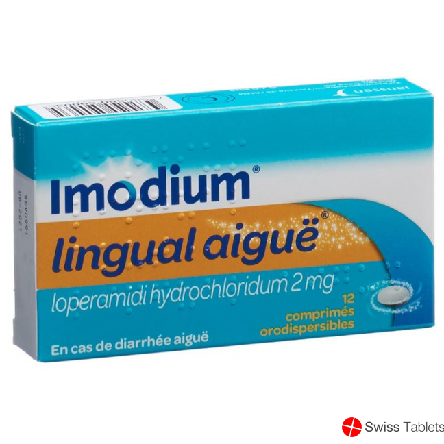 Imodium Lingual Akut Schmelztabletten 2mg 12 Stück buy online