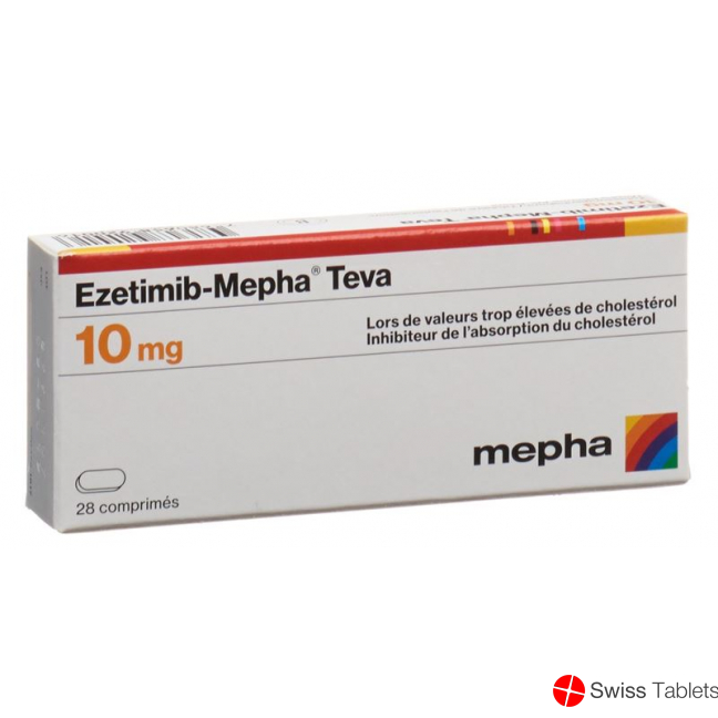 Ezetimib Mepha Teva Tabletten 10mg 28 Stück buy online