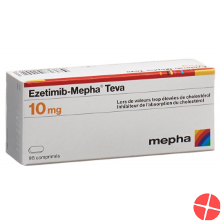 Ezetimib Mepha Teva Tabletten 10mg 98 Stück