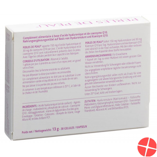 Perles De Peau Hyaluronsäure+Q10 Kapseln 30 Stück