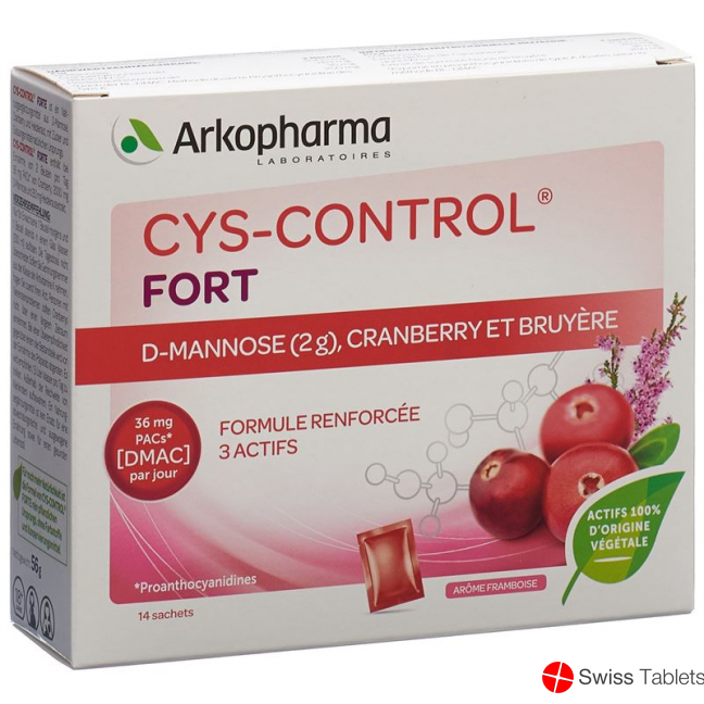 Cys-control Forte D-mannose 2g Beutel 14 Stück buy online