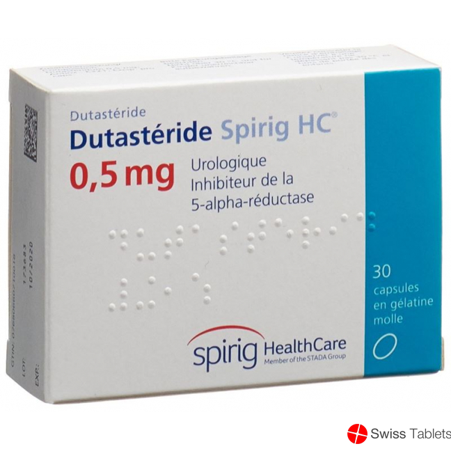 Dutasterid Spirig HC Kapseln 0.5mg 30 Stück buy online