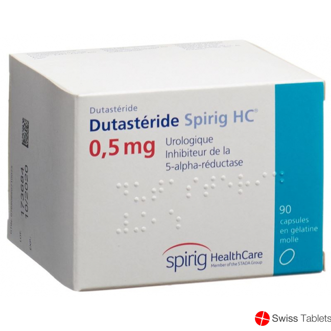 Dutasterid Spirig HC Kapseln 0.5mg 90 Stück buy online