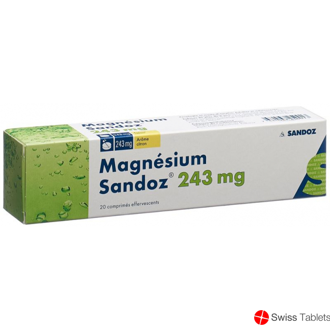 Magnesium Sandoz Brausetabletten 20 Stück buy online
