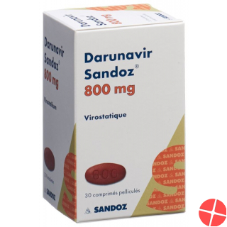 Darunavir Sandoz Filmtabletten 800mg Flasche 30 Stück